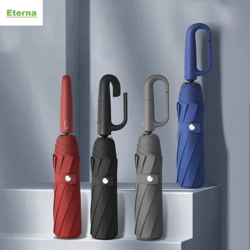 Golf Umbrella Large - مظلة قابلة للطي أوتوماتيكية بالكامل بـ