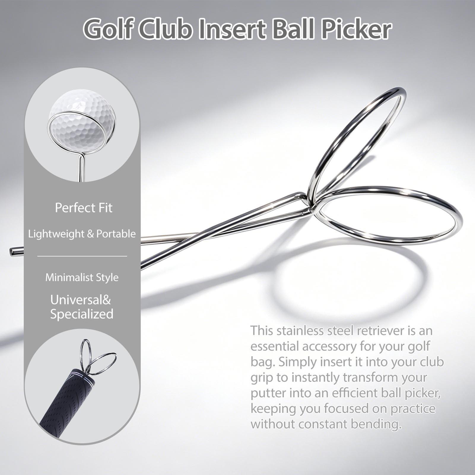 Golf Putter - أداة التقاط كرات الجولف المحمولة من
