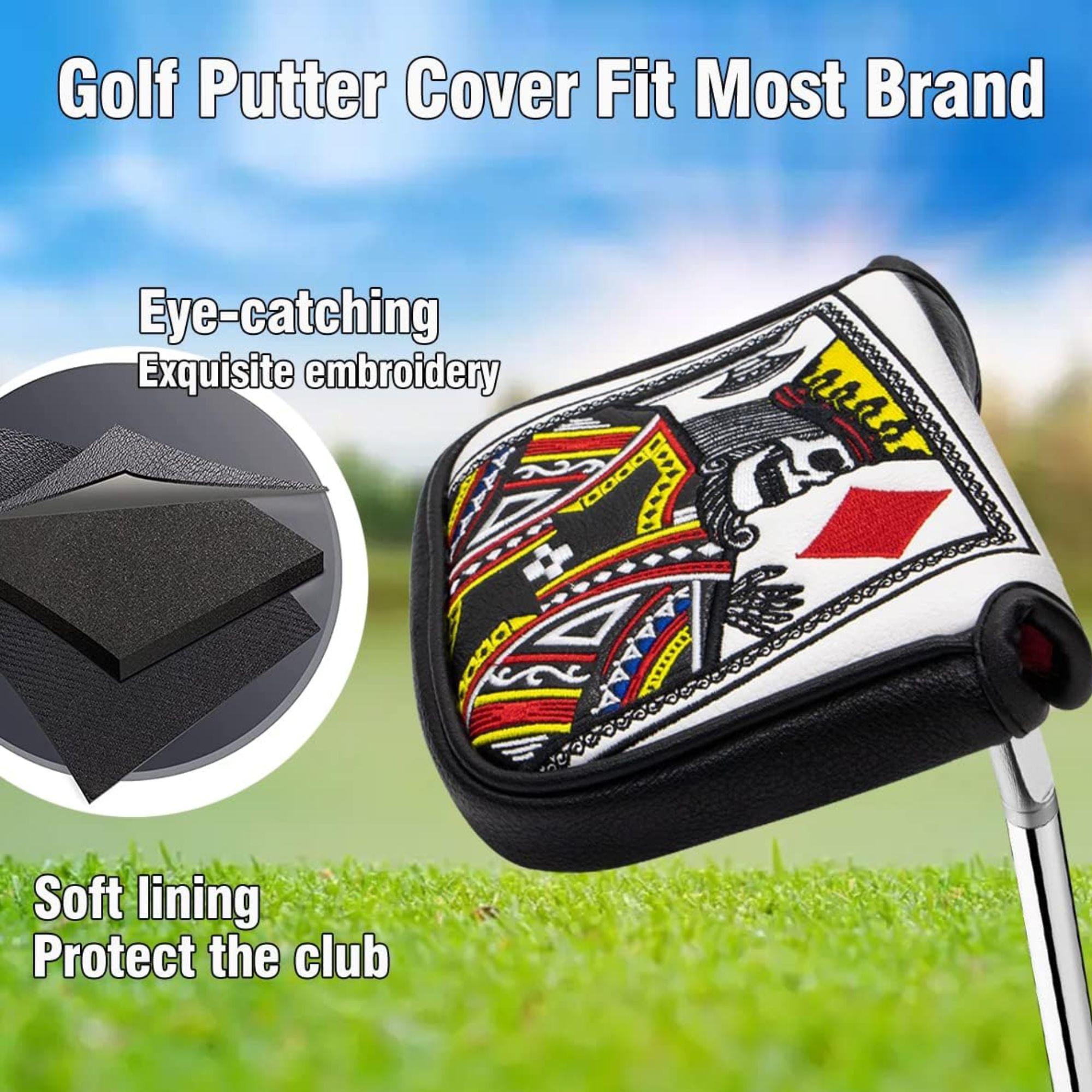 مضرب مطرقة مطرزة ملك القلوب مع - مراجعة Golf Putter وسعره