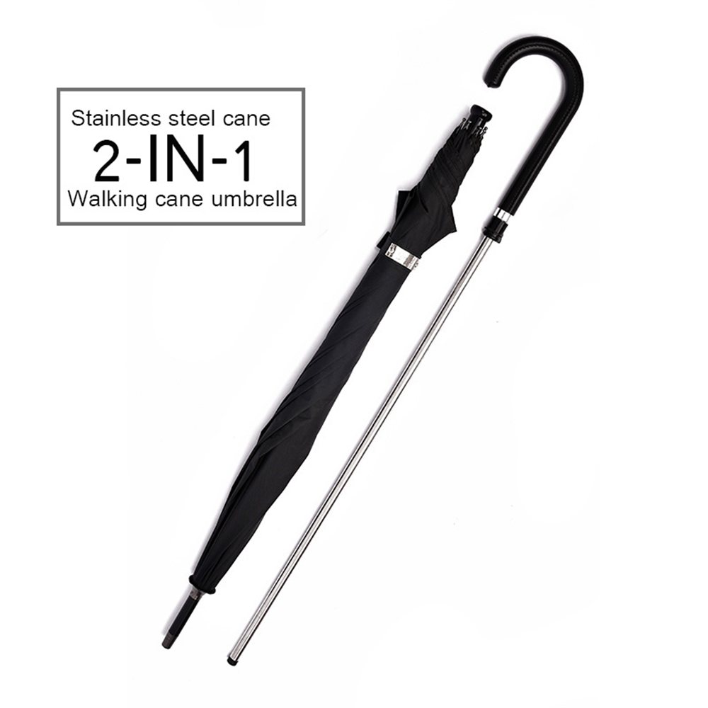 عصا للمشي عصا الدفاع الذاتي 2  - مراجعة Golf Umbrella Large وسعره