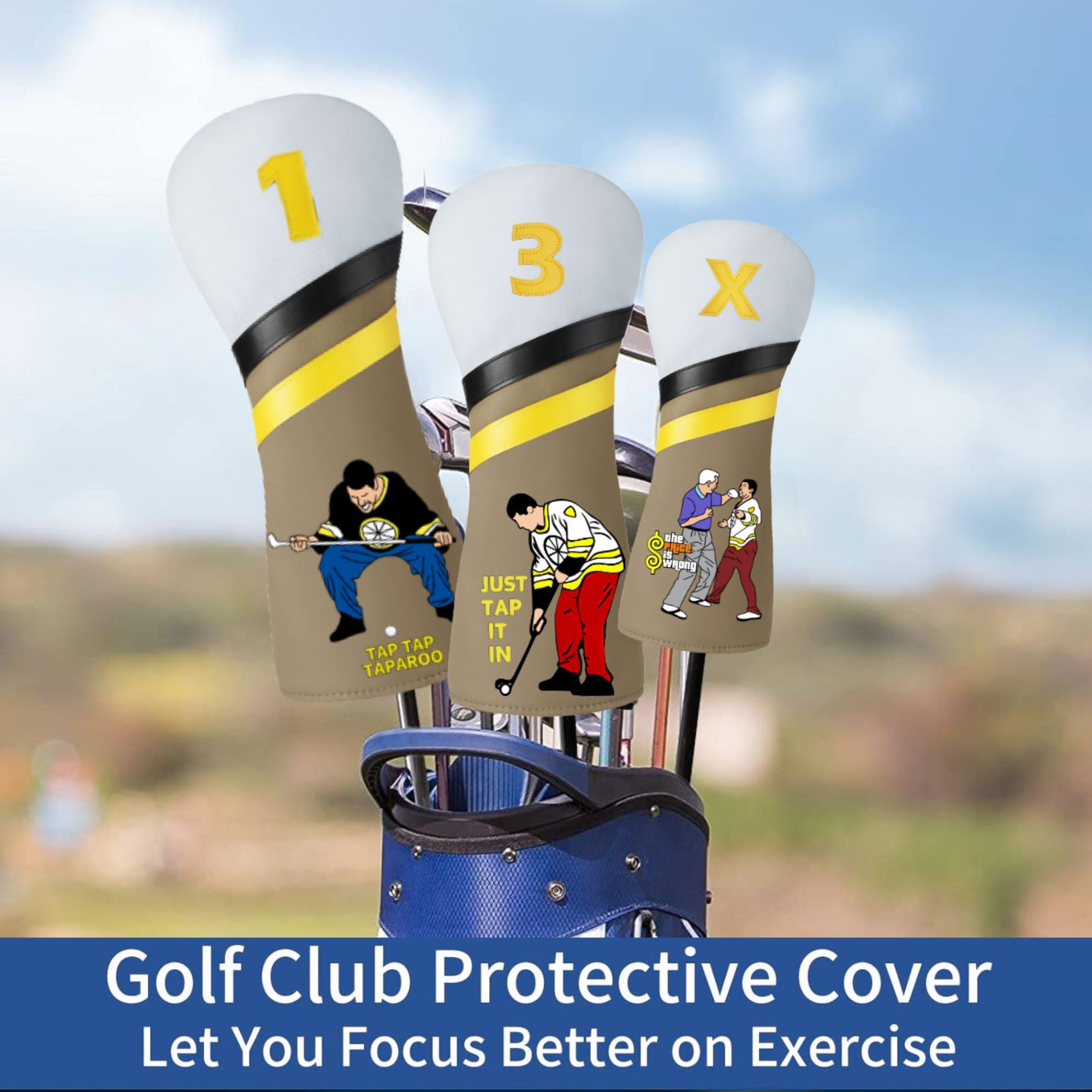 غطاء نادي الجولف المضحك Happy  - مراجعة Golf Driver وسعره