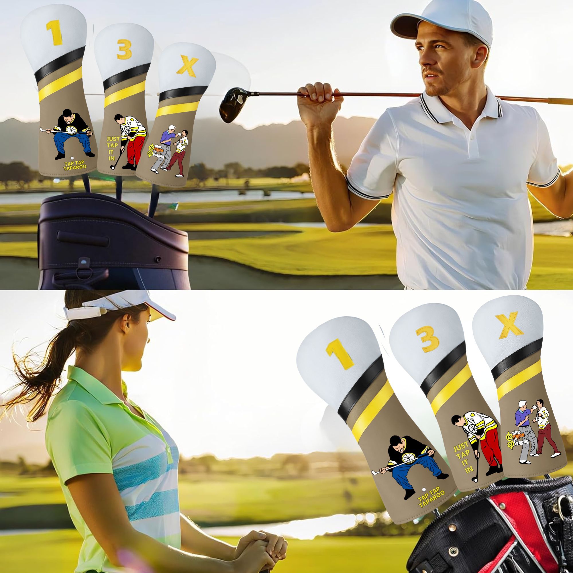 غطاء نادي الجولف المضحك Happy  - مراجعة Golf Driver وسعره